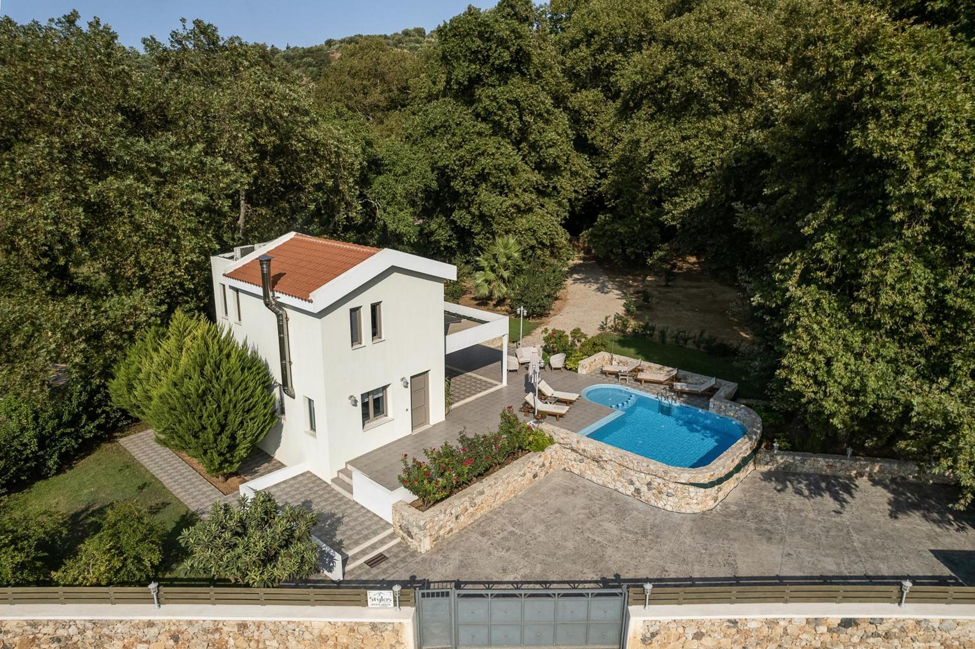 Villa Nature, Heated Pool Kalyves Extérieur photo