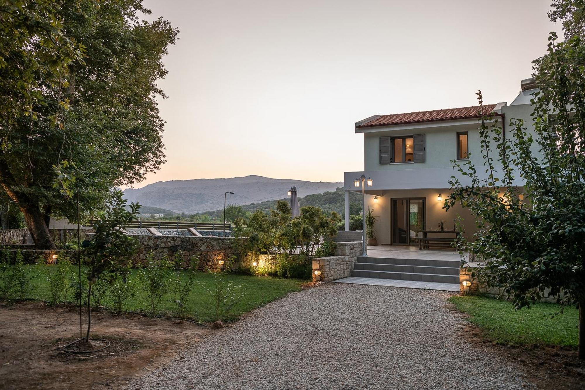 Villa Nature, Heated Pool Kalyves Extérieur photo