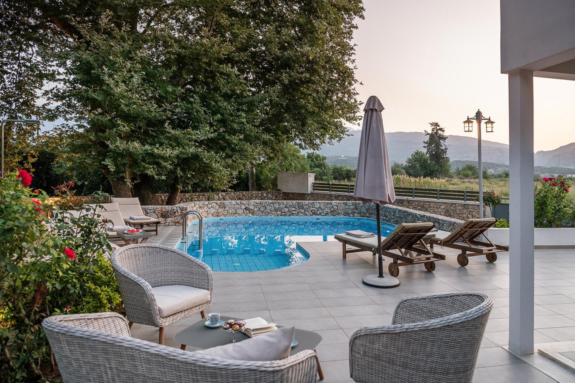 Villa Nature, Heated Pool Kalyves Extérieur photo