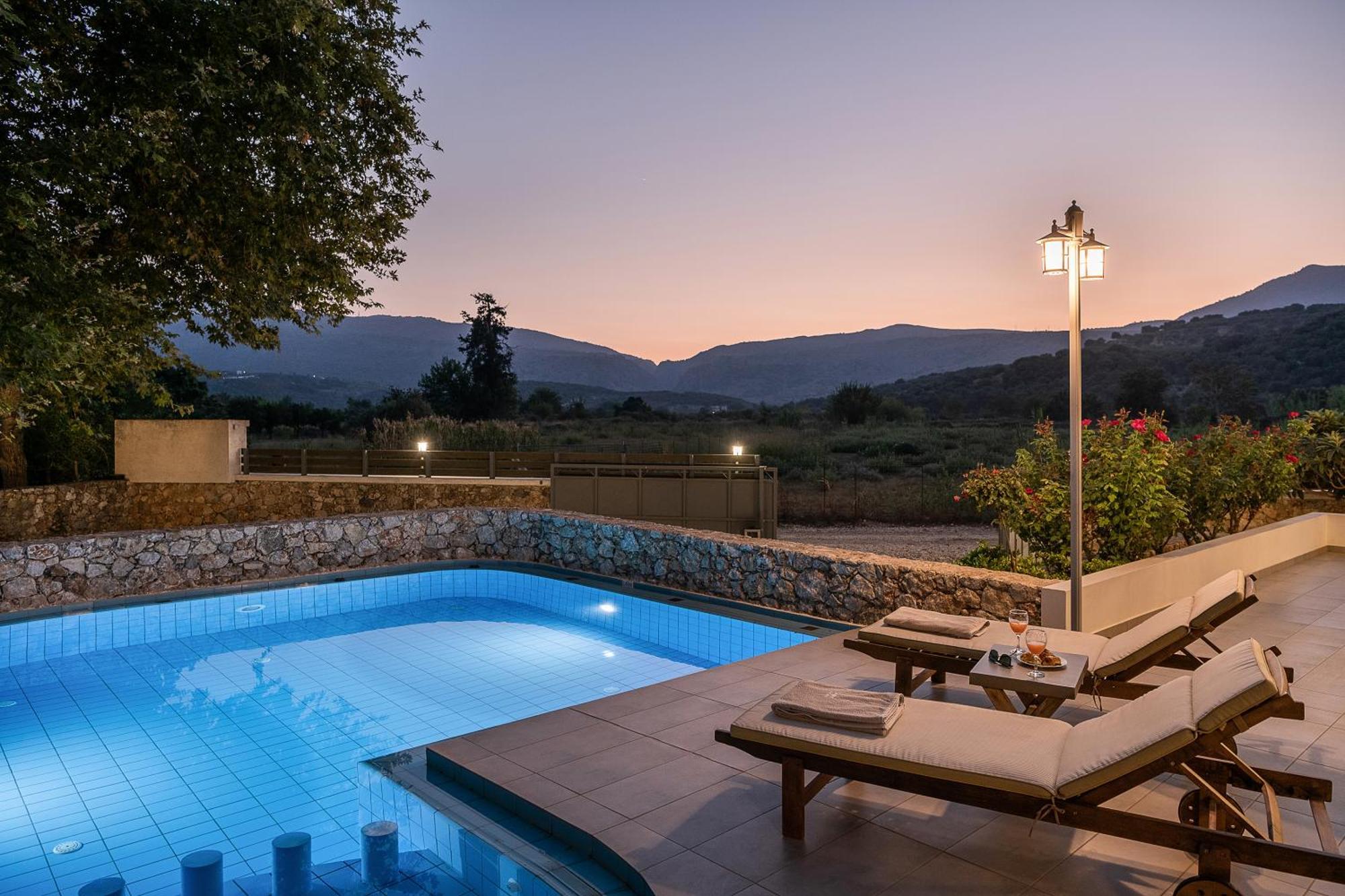 Villa Nature, Heated Pool Kalyves Extérieur photo