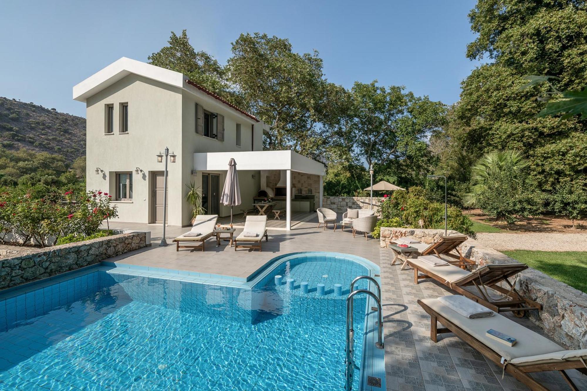 Villa Nature, Heated Pool Kalyves Extérieur photo