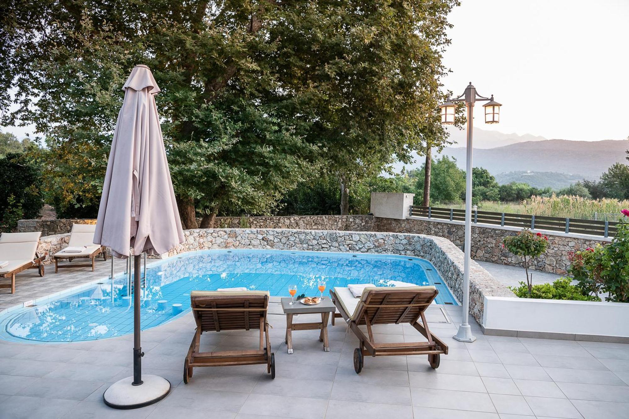 Villa Nature, Heated Pool Kalyves Extérieur photo