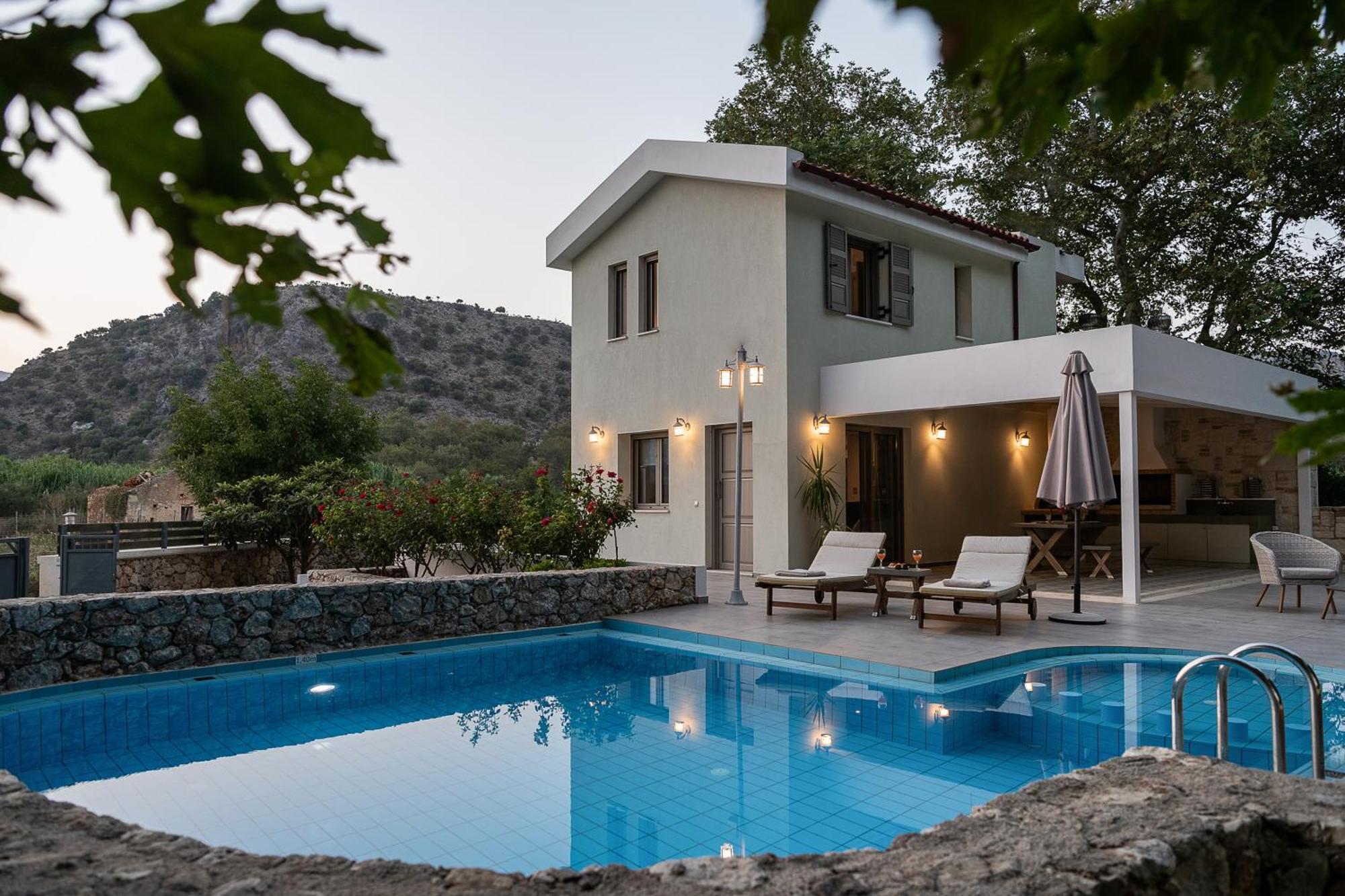 Villa Nature, Heated Pool Kalyves Extérieur photo
