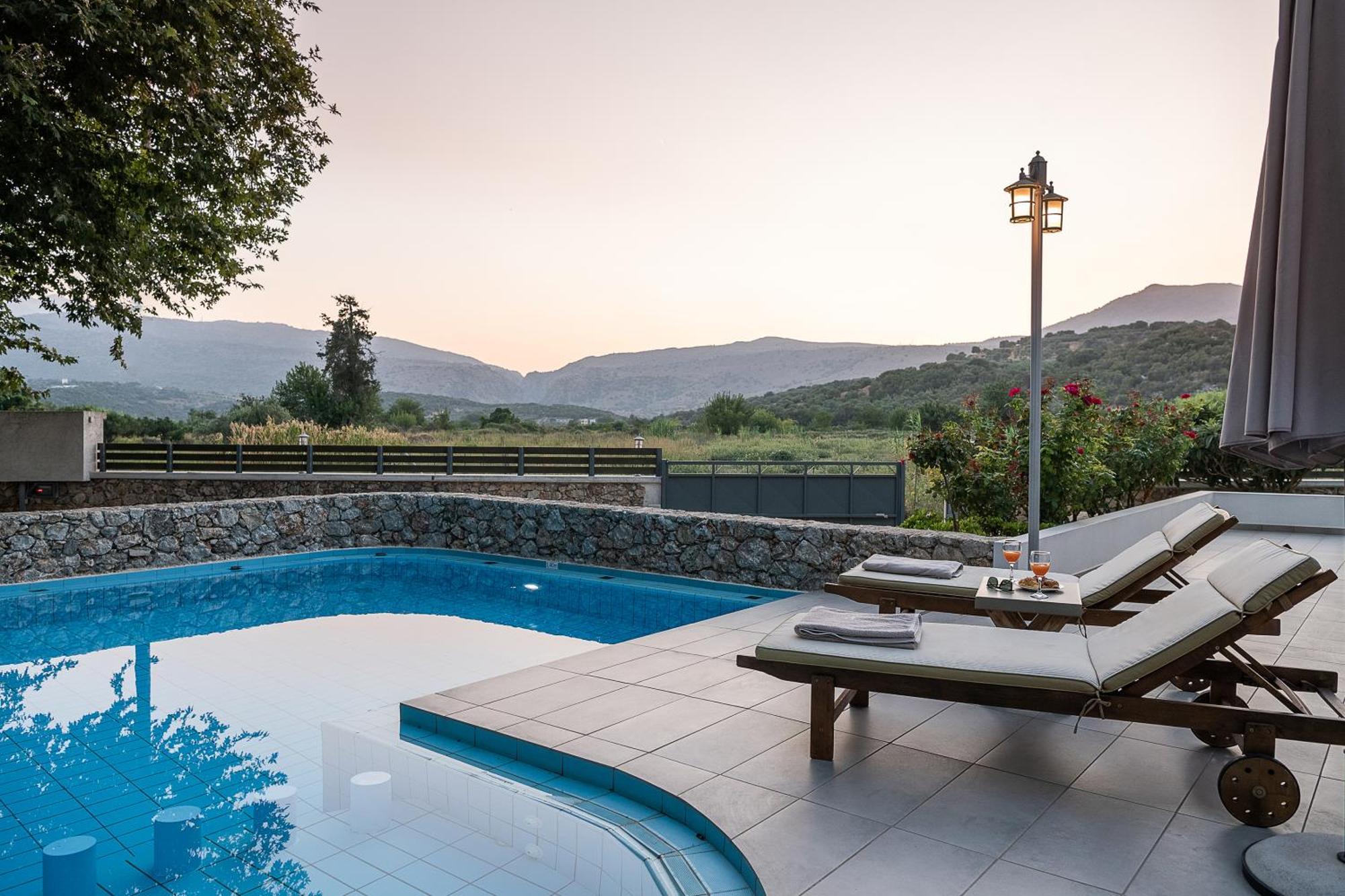 Villa Nature, Heated Pool Kalyves Extérieur photo
